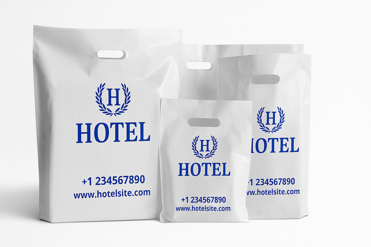 Printed tote bag with branding